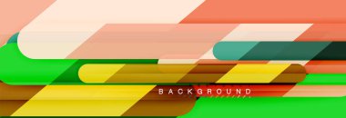 Soyut renkli çizgiler, modern geometrik arka plan tasarım