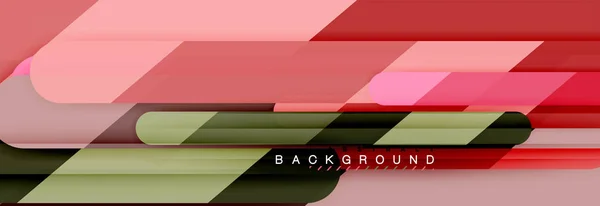 Líneas coloridas abstractas, diseño de fondo geométrico moderno — Vector de stock
