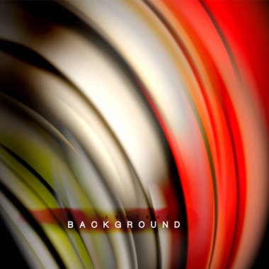 Arka plan soyut - sıvı renkli dalga