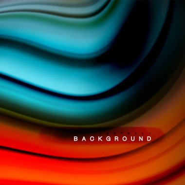 Arka plan soyut - sıvı renkli dalga