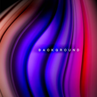 Arka plan soyut - sıvı renkli dalga