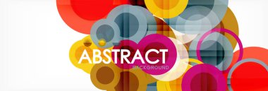 Daire kompozisyon arka plan