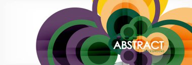 Daire kompozisyon arka plan