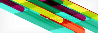 Soyut renkli çizgiler, modern geometrik arka plan tasarım