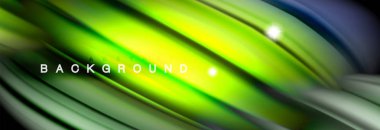 Karıştırma sıvı renk dalgalar siyah akan arka plan soyut tasarım