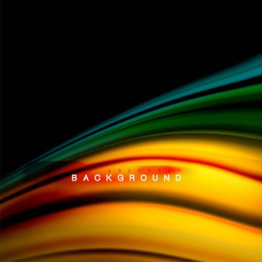 Arka plan soyut - sıvı renkli dalga