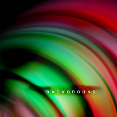 Arka plan soyut - sıvı renkli dalga