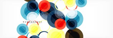 Çakışan daireye arka planı Tasarla