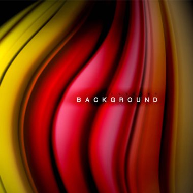 Arka plan soyut - sıvı renkli dalga