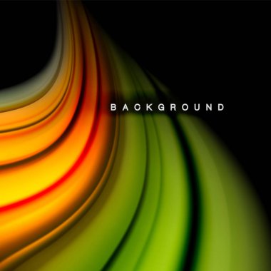 Arka plan soyut - sıvı renkli dalga