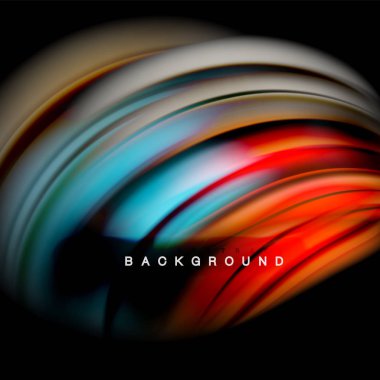 Arka plan soyut - sıvı renkli dalga