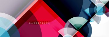 Arka plan parlak geometrik tasarım daireler