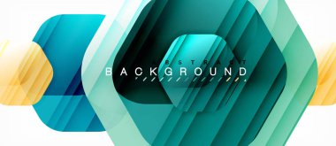 Parlak renk altıgen yanarak bahislerin doğru modern kompozisyon arka plan, parlak cam tasarımı