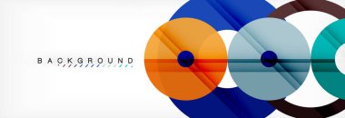 Geomtric modern arka planlar, yüzük şablon soyut.