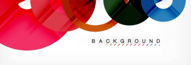 Geomtric modern arka planlar, yüzük şablon soyut.