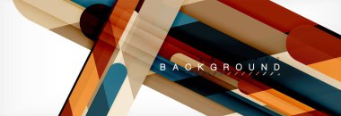 Düz çizgiler soyut vektör arkaplanı