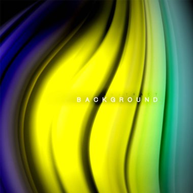 Arka plan soyut - sıvı renkli dalga