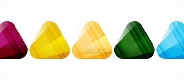 Geometrik arka plan, üçgenler