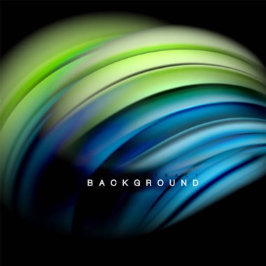 Arka plan soyut - sıvı renkli dalga