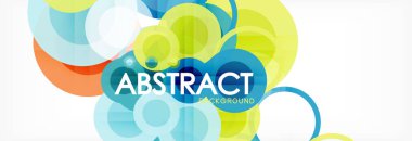 Daire kompozisyon arka plan