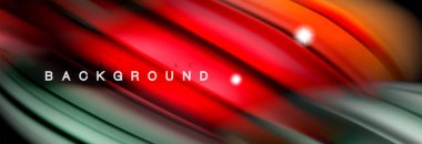 Renk dalgalar siyah, sıvı akan şekillerdeki karıştırma