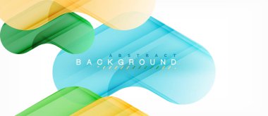 Renkli parlak oklar arka plan soyut