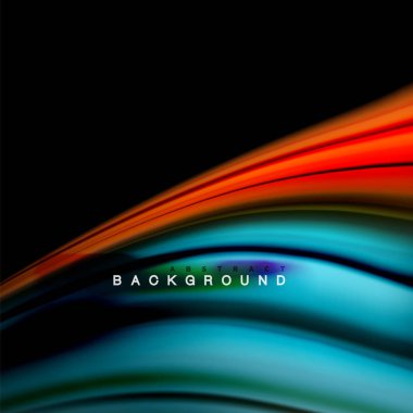 Arka plan soyut - sıvı renkli dalga