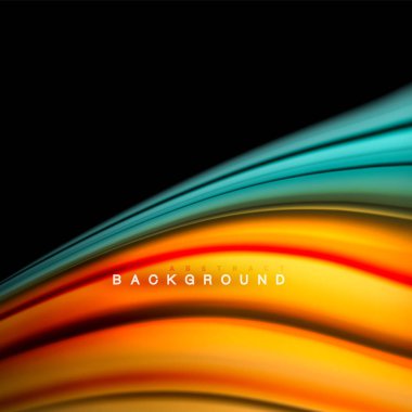 Arka plan soyut - sıvı renkli dalga