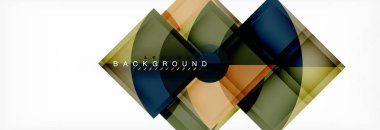 Modaya uygun daireler kompozisyon geometrik arka plan