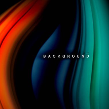 Arka plan soyut - sıvı renkli dalga