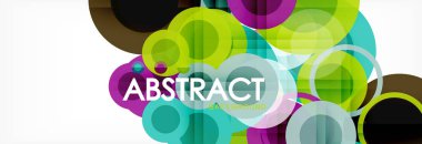 Daire kompozisyon arka plan