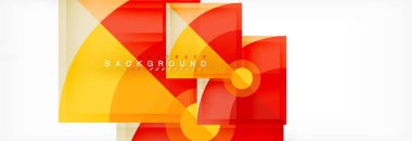 Modaya uygun daireler kompozisyon geometrik arka plan