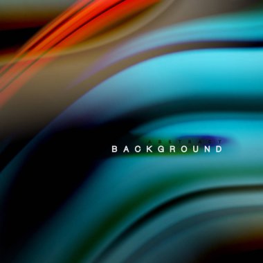 Arka plan soyut - sıvı renkli dalga, trendy akan tasarım şablonu