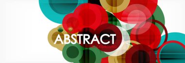 Daire kompozisyon arka plan