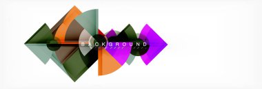 Modaya uygun daireler kompozisyon geometrik arka plan