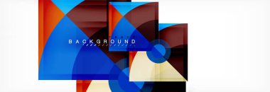 Modaya uygun daireler kompozisyon geometrik arka plan