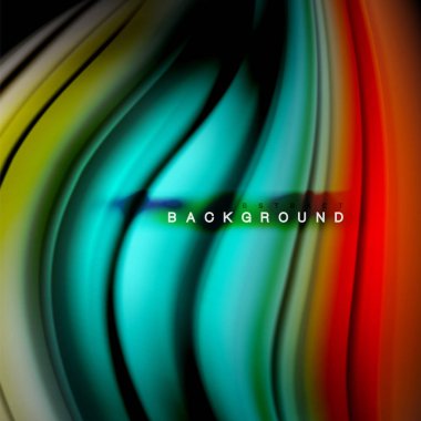 Arka plan soyut - sıvı renkli dalga