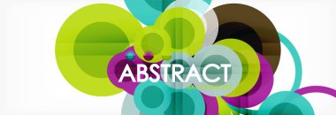 Daire kompozisyon arka plan