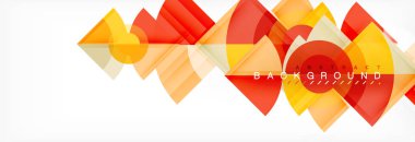 Modaya uygun daireler kompozisyon geometrik arka plan