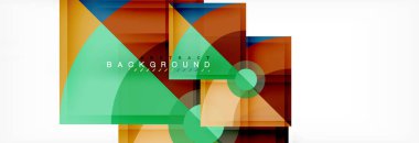 Modaya uygun daireler kompozisyon geometrik arka plan