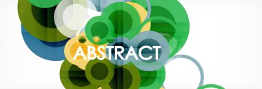 Daire kompozisyon arka plan