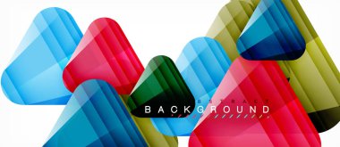 Geometrik arka plan, üçgenler