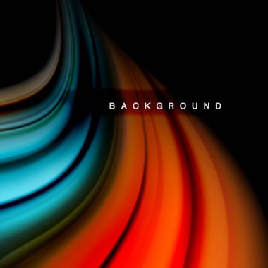 Arka plan soyut - sıvı renkli dalga