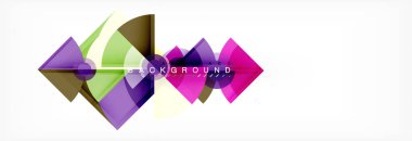 Modaya uygun daireler kompozisyon geometrik arka plan