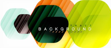 Parlak renk altıgen yanarak bahislerin doğru modern kompozisyon arka plan, parlak cam tasarımı, vektör