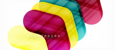 Renkli parlak oklar arka plan soyut