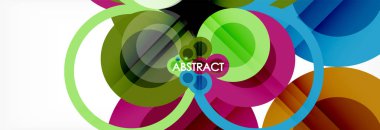 Daire kompozisyon arka plan