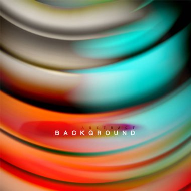 Arka plan soyut - sıvı renkli dalga