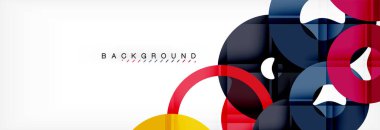 Geomtric modern arka planlar, yüzük şablon soyut.