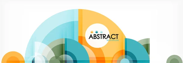 Cirkel abstracte achtergrond — Stockvector